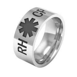 Top Grade Titanium Steel Man Ring Finger Ring Accessories Fashion Music Circlet Valentines Gift Ring Bright Finish Wholesale