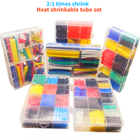 164/328/560/580pcs Boxed Heat Shrink Tubing 2:1 Electronic DIY Kit Wire Connection Tool Accessories Data Line Protection Cable