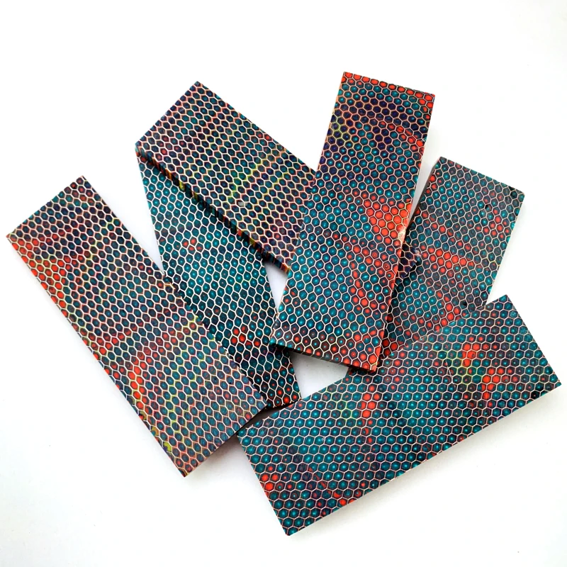 C-Tek Knife handle DIY material plate Resin material Snake grain Honeycomb Cell - Knife Handle Material