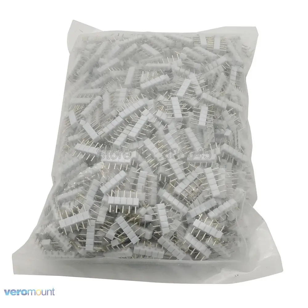 10pcs 5Pin 5-Pin RGBW Connector Adapter Pin Needle Male Female Plug for 5050 RGBW LED Strip Light LED Accessories