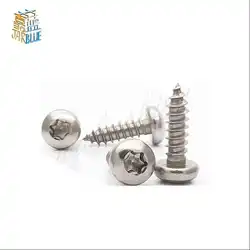 M2.2 M2.9 M3.5 M3.9 M4.2 M4.8 M5.5 M6.3  Stainless steel 304 Pan head Round heads Plum self-tapping nail tamper Star torx screw