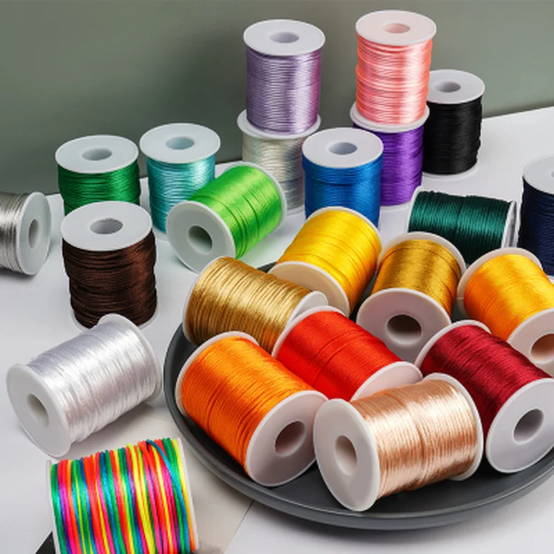 

24Colors DIY Crystal Beading Stretch Cord for Jewelry Making Strong Elastic Thread Rope Beaded Bracelet String Line Accessory
