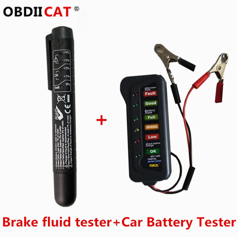 Accurate Oil Quality Check Pen Universal Brake Fluid Tester Car Battery Tester Vehicle Auto Automotive Testing Tool