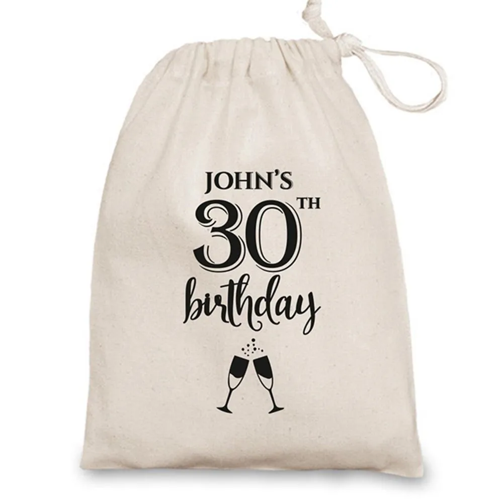 

Party Favor Bags 30th 40th 50th 60th 70th Birthday Welcome Bags cutom Birthday Favor kit Bags Goodie Bags Birthday candy bags