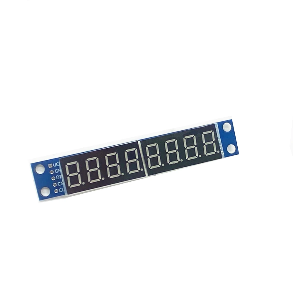 MAX7219 LED Dot Matrix 8 Digit Digital Tube Display Control Module 3.3V 5V Microcontroller Serial Driver 7-segment