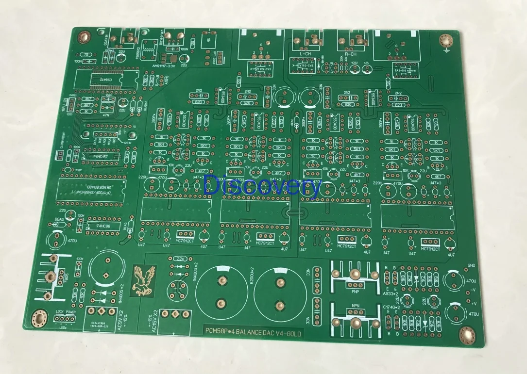 Fully Balanced Pcm58p X4 Dac Decoder Board