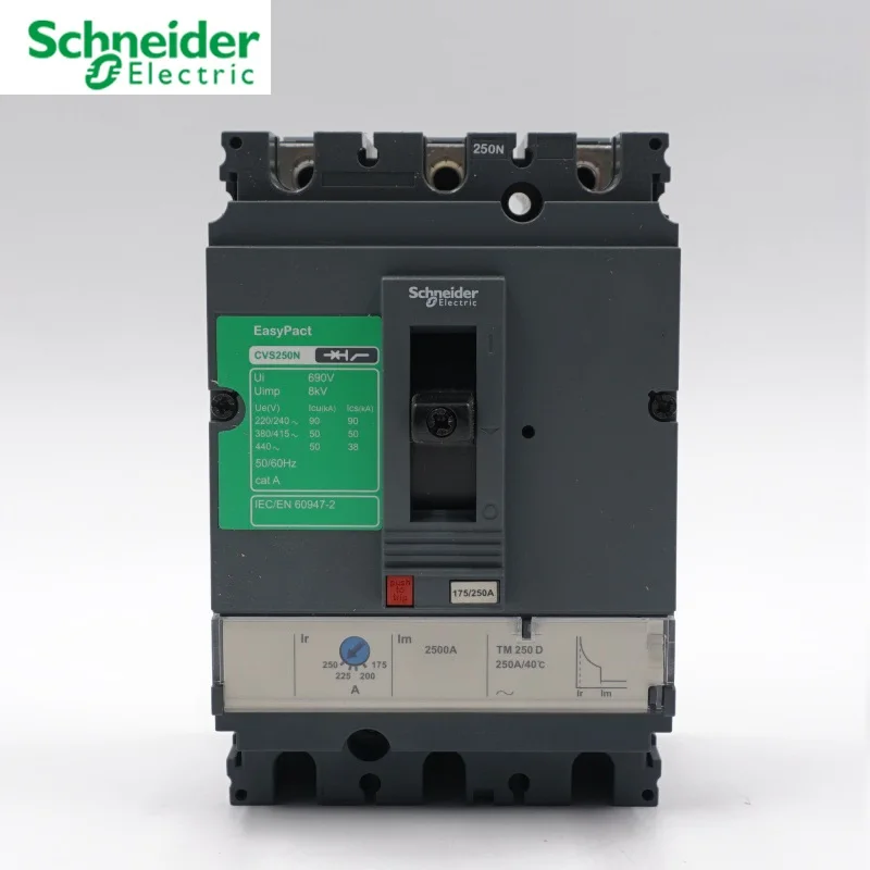 Schneider electric Molded-Case Circuit Breakers Switch MCCB CVS250N  3P  TMD200A 250A 50KA rms