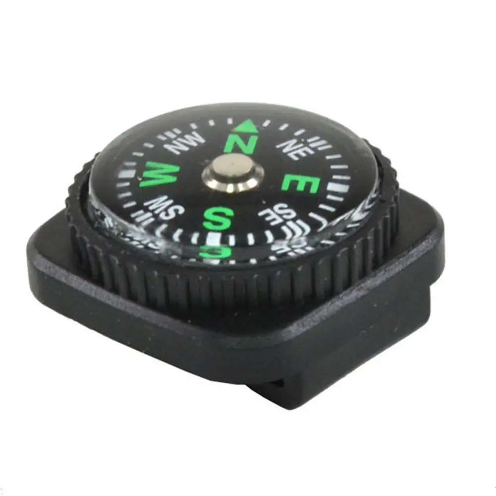 2pcs 20mm Compass Hot Black Watch Slip Wrist Slide Band Compass Black Slip Slide For Wrist Watch Band Paracord Survival