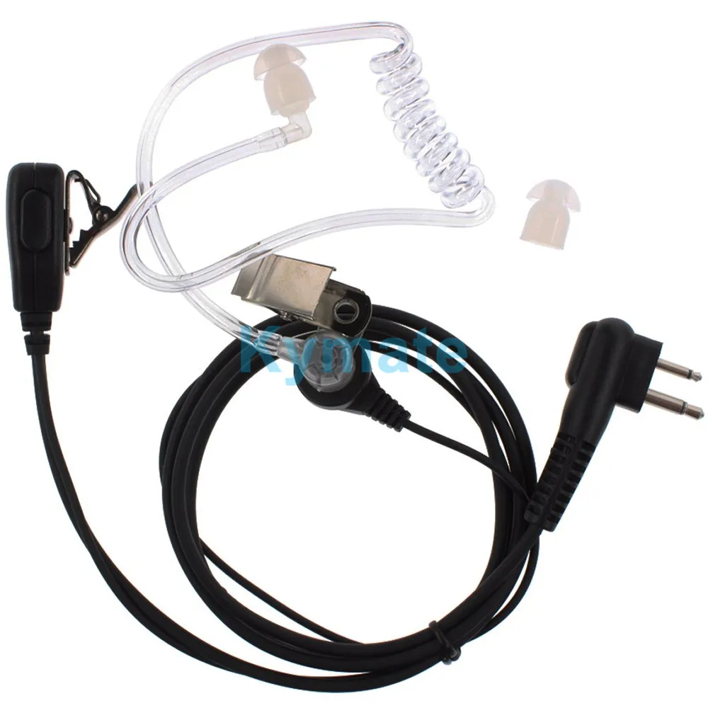 

2 Pin Big MIC PTT Acoustic Tube Radio Earpiece Headset with For Moto CP200/CP100/GP2000/DEP450/EP150 Walkie Talkie