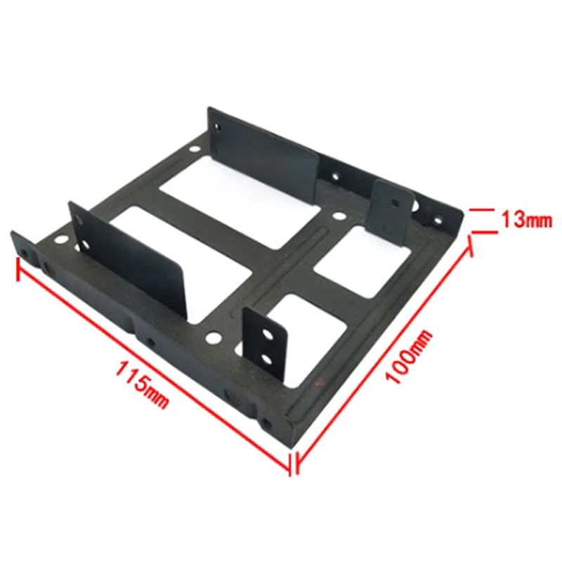 2.5 To 3.5 Hard Disk Bracket Hard Drive Dual Desktop SSD Mounting Bracket Internal Adapter