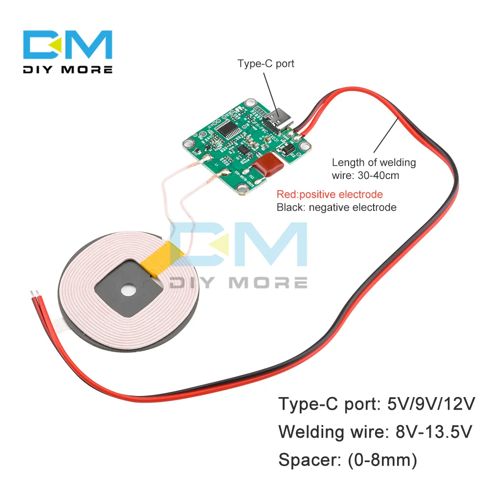 For Qi Wireless Charger Transmitter Module 15W/20W 5V 12V Fast Charging PCBA Circuit Board + Coil for Car Phone Battery