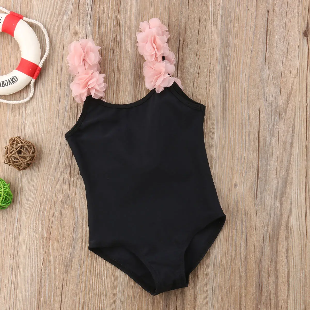 Crianças meninas roupa de banho sem costas 3d flores tankinis macacão maiô verão beachwear bodysuit roupas de natação