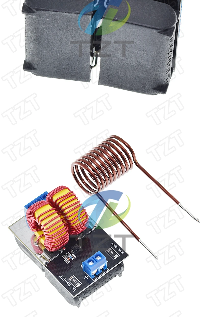 TZT DC 5-12V Mini ZVS Niederspannungs-Induktionsheizungs-Netzteilmodul Induktionsheizungsplatine für Induktionsheizung mit Spule – Detail 8