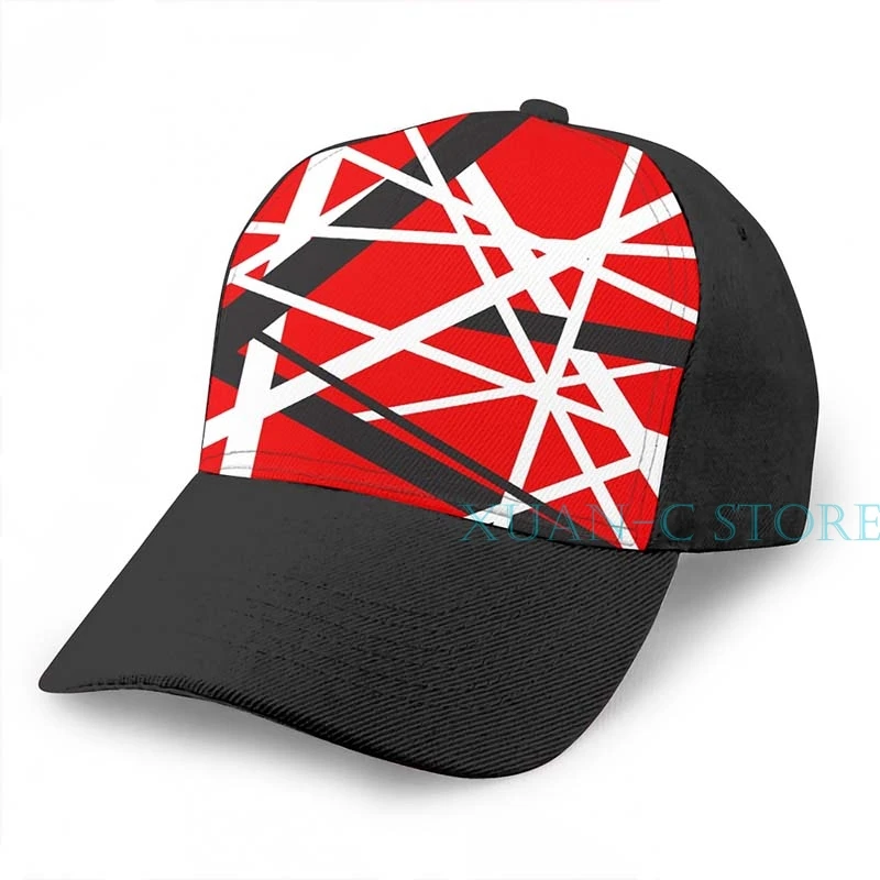 EVH 5150 STRIPES Basketball Cap men women Fashion all over print black Unisex adult hat