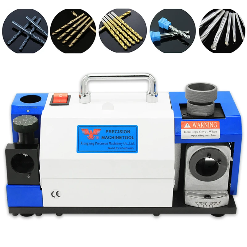 HY-13 Electric Drill Bit Grinder Fully Automatic 220V/180W High-Precision 3-13 MM Twist Drill Bit Sharpener Grinding Machine CBN