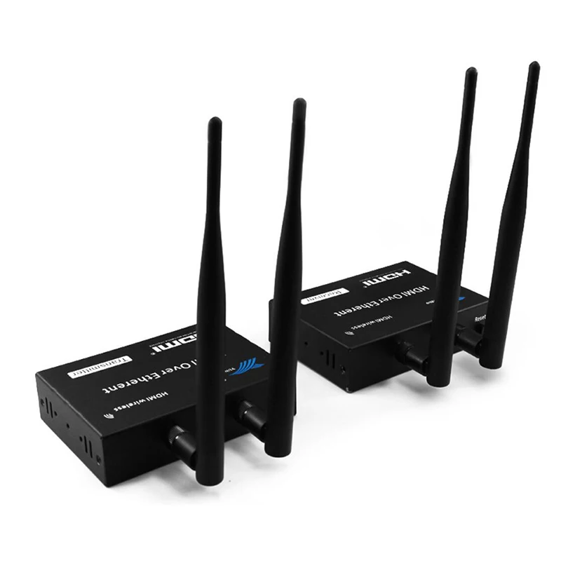 656ft Draadloze WiFi HDMI Extender Zender Ontvanger 2.4G 5GHz 1080P Lokale Loop-out IR Afstandsbediening HDMI Extender PC DVD naar TV