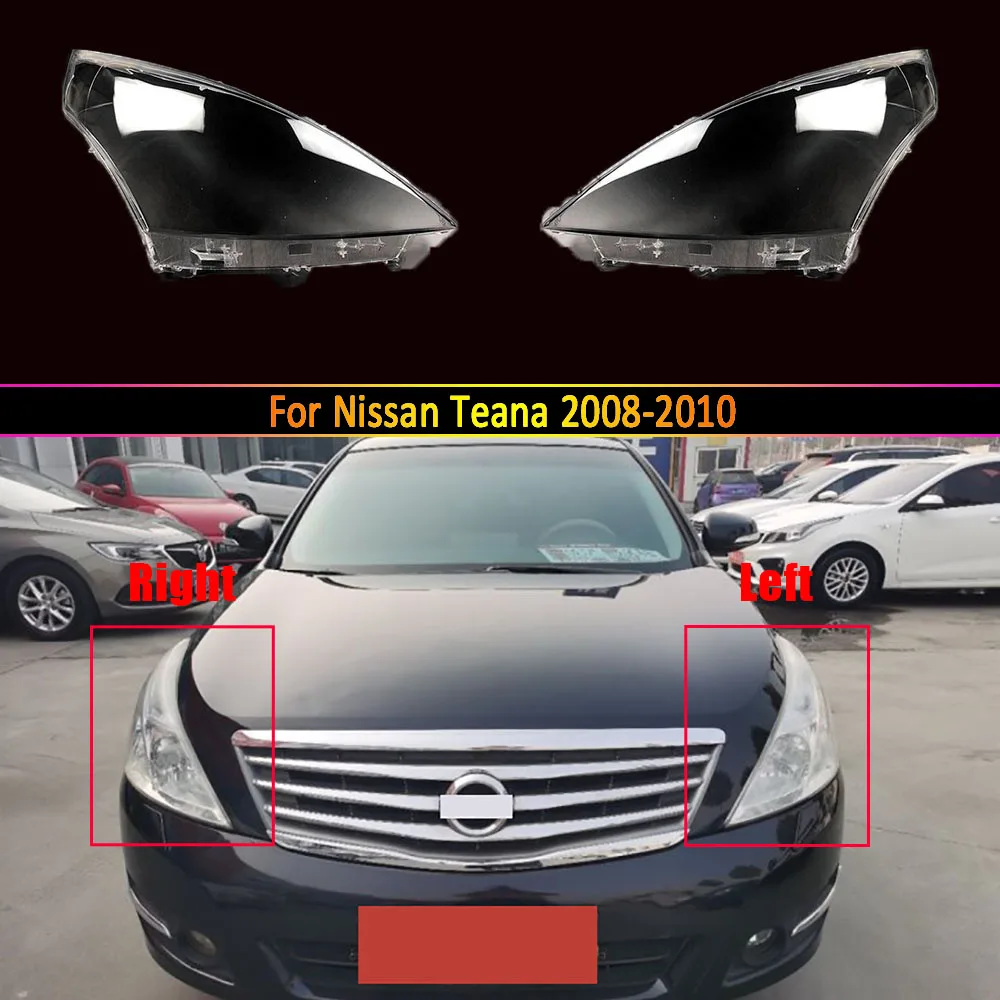 

Car Headlight Lens For Nissan Teana 2008 2009 2010 Transparent Headlight Glass Shell Lamp Shade Headlamp Lens Cover