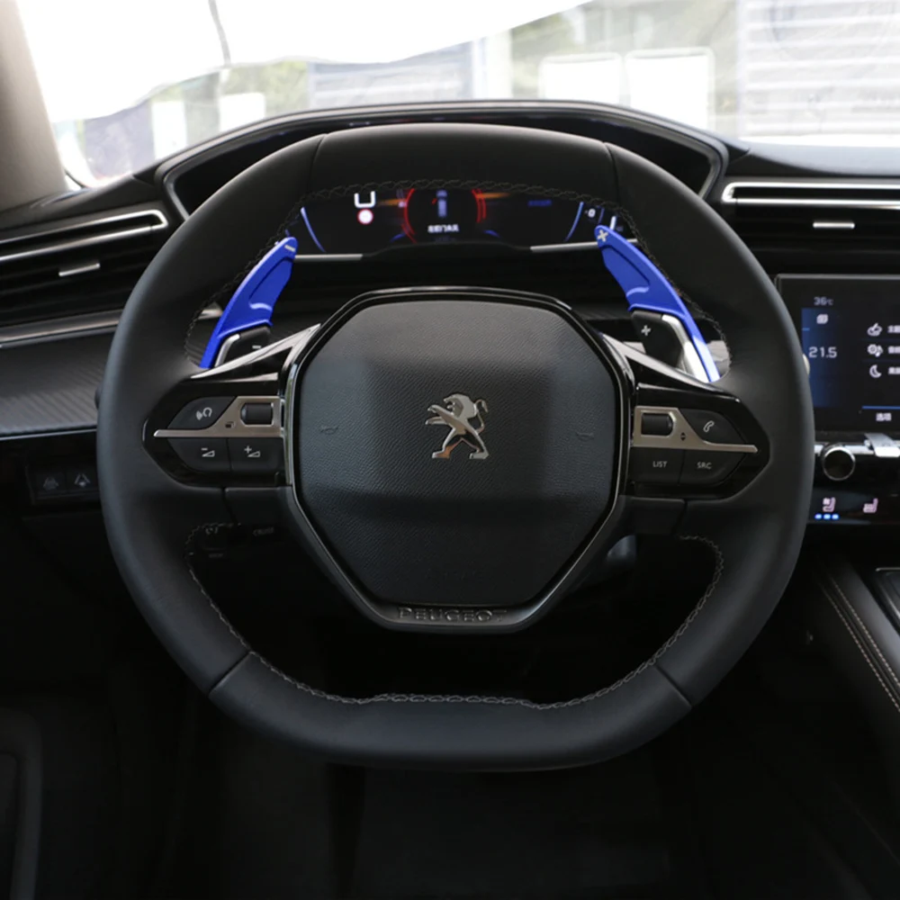 لبيجو 3008 2008 5008 508 308 208 GT SW عجلة توجيه سيارة التحول مجداف والعتاد المجاذيف DSG موسع ملصقات اكسسوارات السيارات #6