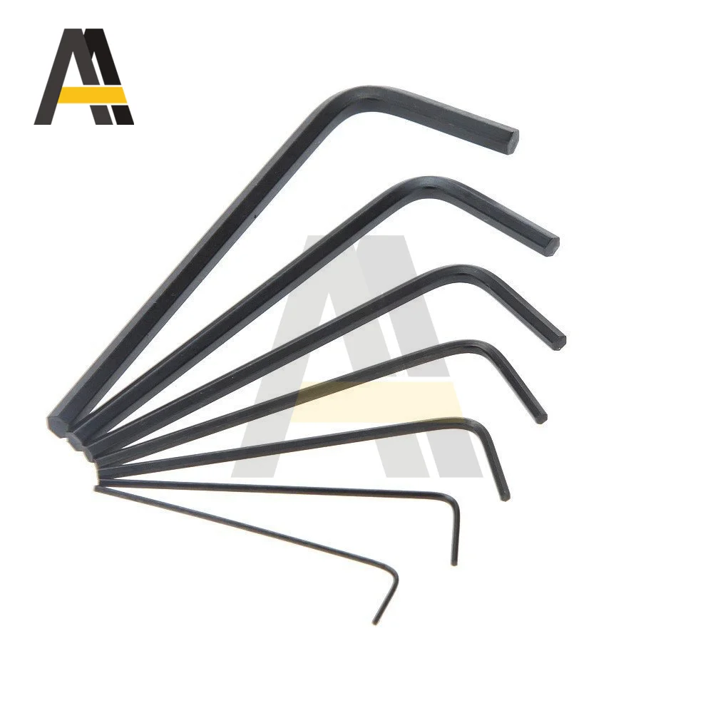 Set of 7 Allen Wrenches 0.7mm-3mm Mini Hexagon Wrench 0.7 0.9 1.3 1.5 2.0 2.5 3.0 Set Hex Allen Key Wrench Screwdriver Tool Kit