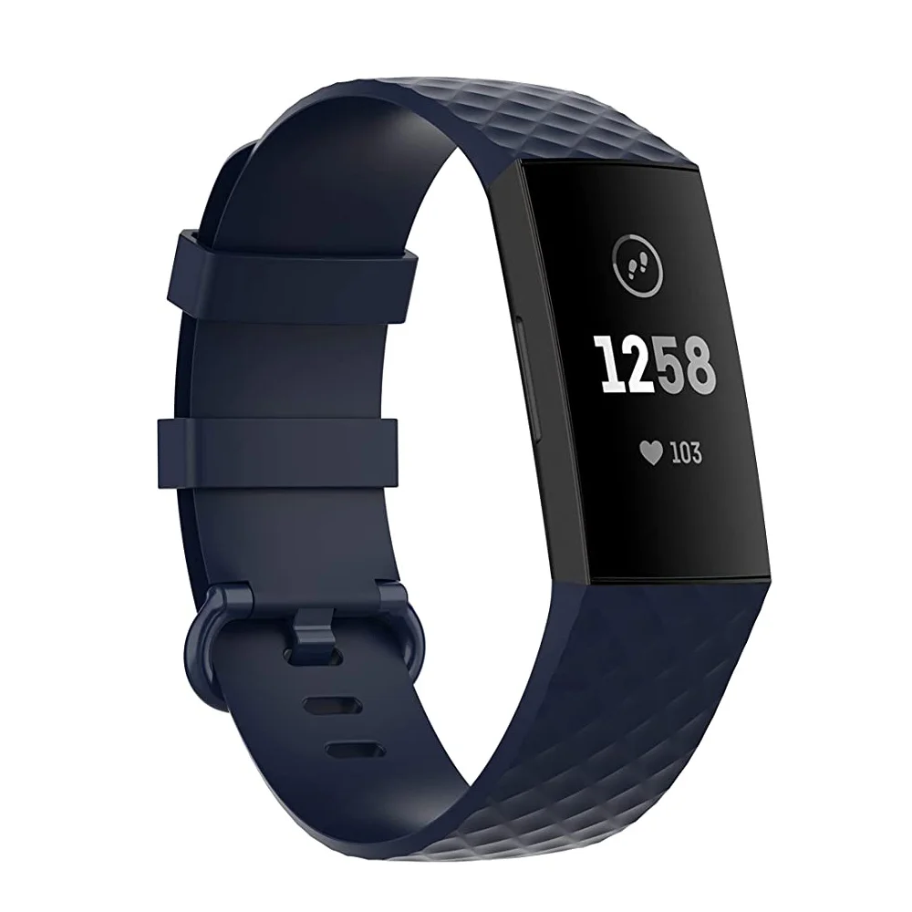Sillicone Watch Strap For Fitbit Charge 3 4 Band Bracelet Replacement Accessories Wristband Watchband For Fitbit Charge 3 SE Sma