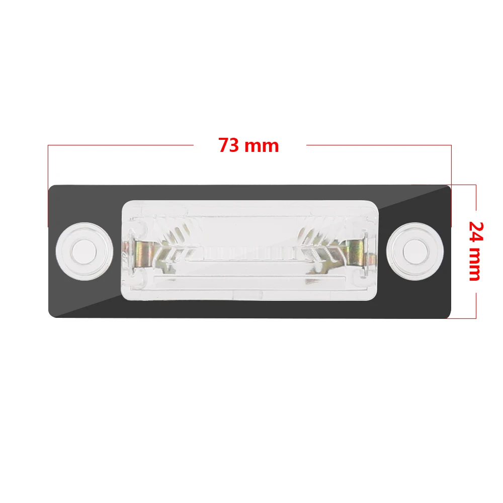 2pcs Halogen Number License Plate Light Lamp For VW Passat B5 B6 Caddy Touran Golf Transporter T5 T6 Jetta Skoda Superb