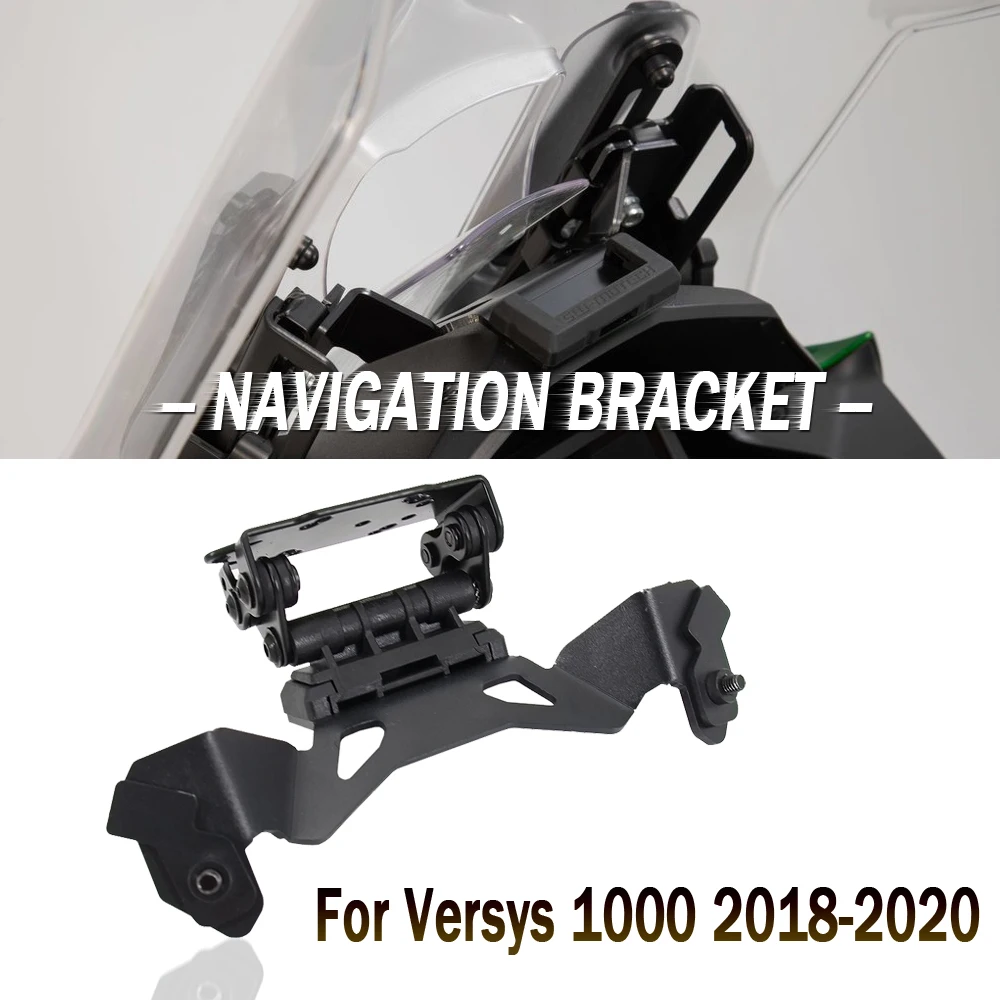 

NEW Versys 1000 Mobile Phone Navigation Bracket USB Charging GPS Adapter Holder For Kawasaki Versys1000 2018 2019 2020