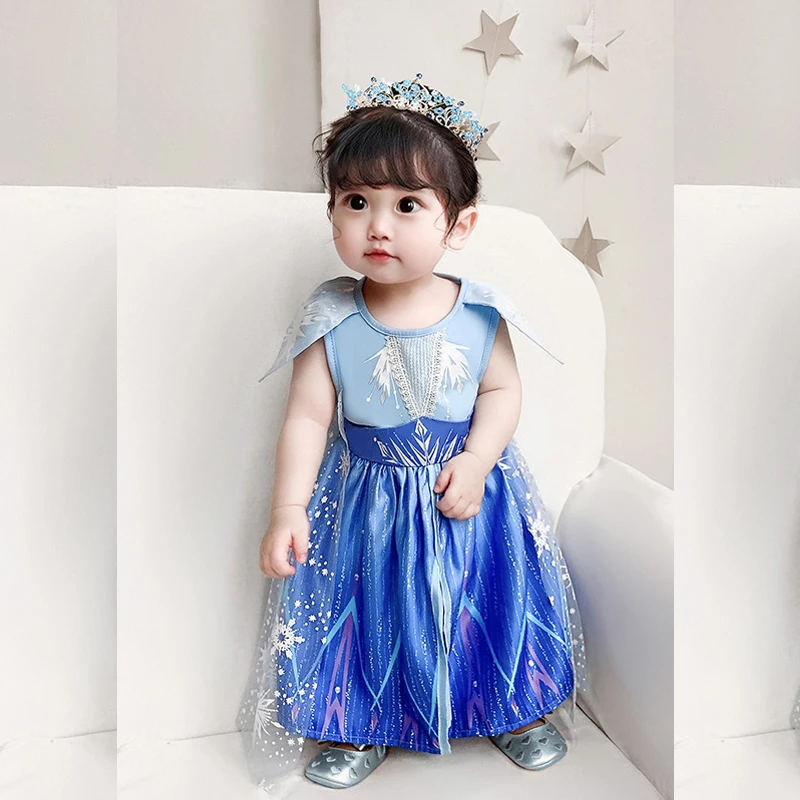 Newborn Christening Princess Birthday Party Children Baptism Baby Girl Clothes Summer Dresses Cosplay Costume Vestidos 1 Year