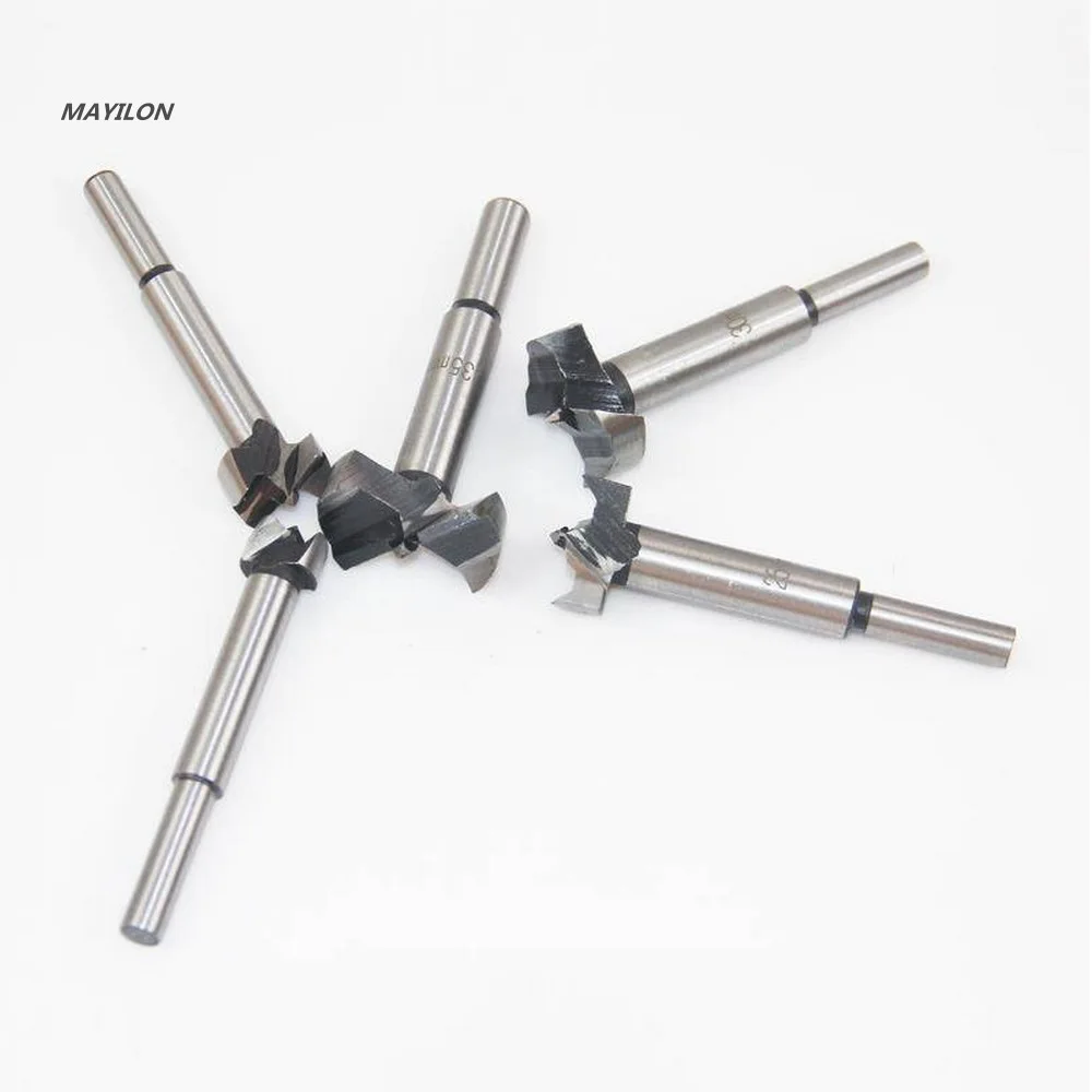 5pc Woodworking Hole Opener Drill Bits 15/20/25/30/35mm Core Drill Bit Drilling Tool Plastic Plate Reaming Hole Saw Cutter Drill