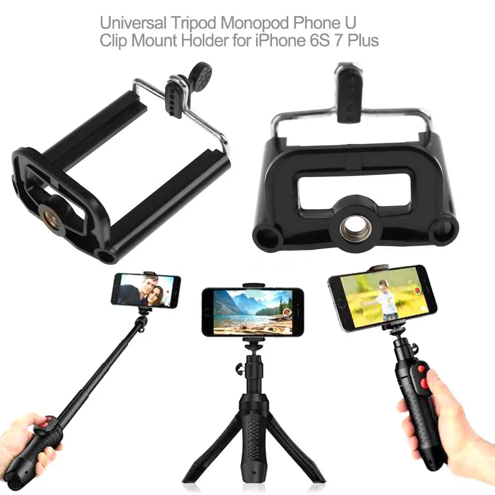 Mobile Phone Tripod Universal Phone Clip Bracket Holder Camera Tripod Selfie Stick Monopod Stand for Smartphone Accessories