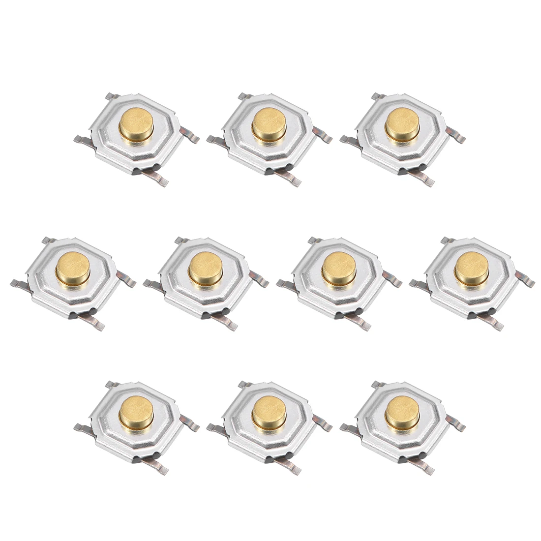 5/10/30/35PCS 5x5x1.5mm Momentary Panel PCB Surface Mounted Devices SMT Mount 4 Pins Push Button SPST Tactile Tact Switch