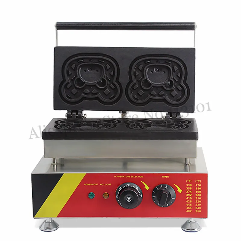 لطيف الدب آلة الهراء تصميم فريد الكرتون الدب الهراء بيكر آلة كهربائية الهراء صانع مع 2 قطعة الدب الهراء