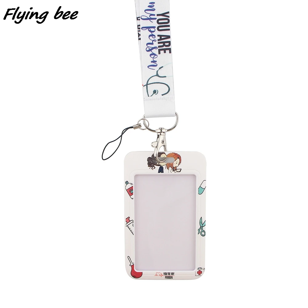 Flyingbee X1279 Màu Xám Của Giải Phẫu Học Thời Trang Dây Buộc Bus ID Tên Tác Phẩm Đựng Thẻ Cho Y Tá Bác Sĩ Nhà Khoa Học Giáo Sư