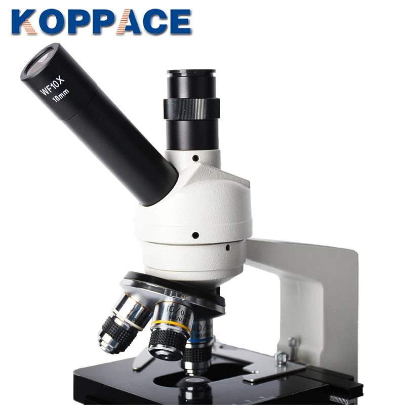 KOPPACE 40X-1600X Monocular Biological Microscope 360 Degrees Of Rotation Home School Education Compound Microscope For Children