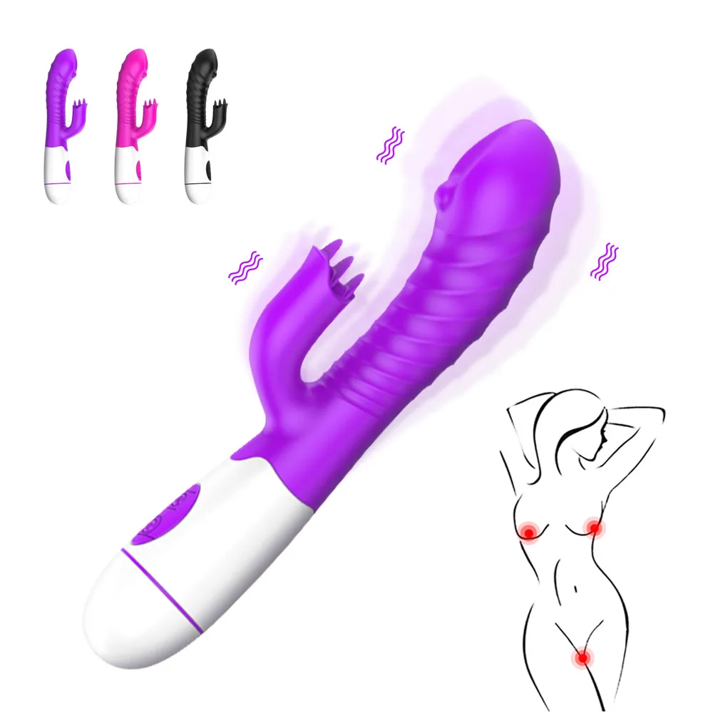 EXVOID Dildo Vibrator Sex Toys for Women G-spot Massager Silicone Sucking Vibrators for Woman Sex Shop Clitoris Stimulate