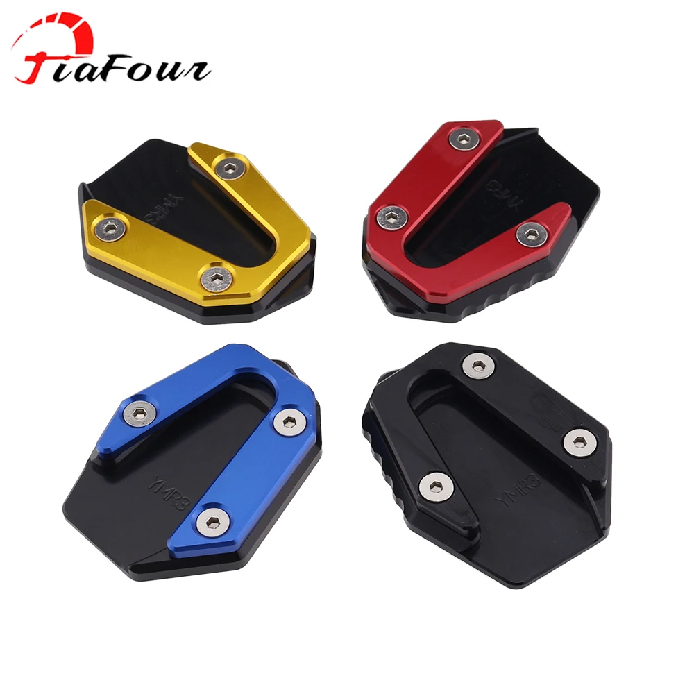 صالح ل YZF-R3 YZF-R25 MT-03 MT-25 2014-2019 دراجة نارية الملحقات مسنده حامل جانبي تمديد المكبر الوسادة