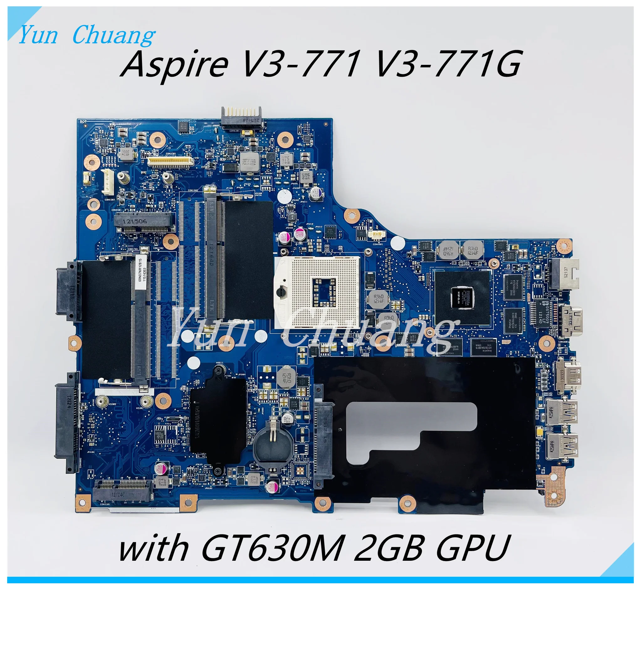 

NBRYP11001 NB.RYP11.001 VA70 VG70 REV 2.1 For Acer Aspire V3-771 V3-771G Laptop Motherboard With GT630M 2GB GPU HM77 Main board