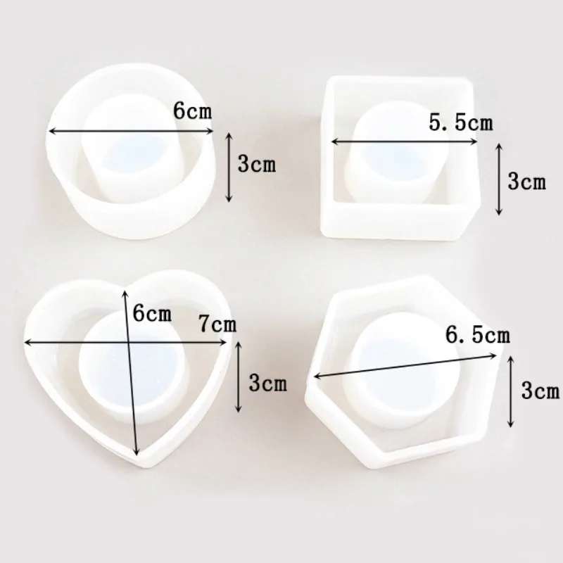 Yzy Nieuwe Servet Houder Silicone Mold 4 Stijl Set Home Decoratie Craft Supplies Hars Schimmel Servet Ring Siliconen Epoxyhars mallen