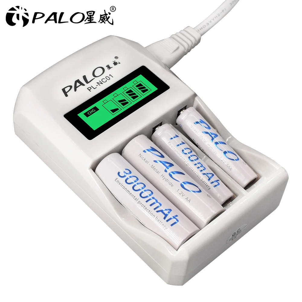 Hohe Kapazität 3000mAh 1,2 V AA Akkus + 1100mAh 1,2 V AAA Batterie NI-MH AA AAA Wiederaufladbare batterie mit box