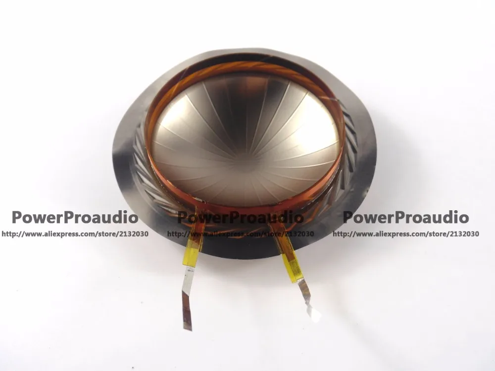 2 peças 8 ohms tweeter diafragma kit de reparo de bobina de voz vc 51.00mm fio plano para sistema de alto-falante de áudio de carro