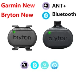 2023 New For Garmin & Bryton ANT+ & Bluetooth Bike Speed Cadence Sensor Heart Rate Cycling parts For GPS Bicycle Computer Edge