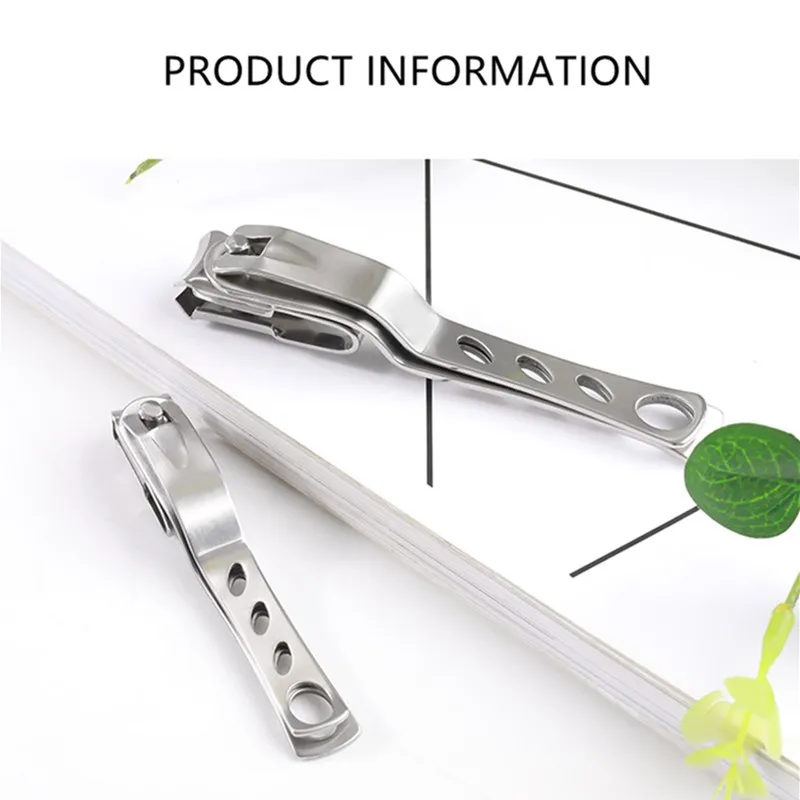 1PC Nail Toe Clipper Cutter 360 Degree Rotation Trimmer Scissor Stainless Steel Scissor Manicure Cutter Trimmer Pedicure Tools