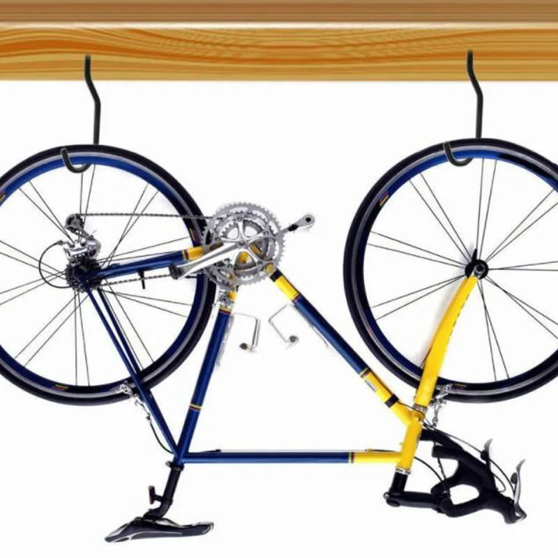 2Pcs Bike Wall Stand Holder Large Road Bicycle Storage Hooks Wall Mount Bike Cycle Hanger Brackets Cycling Bicycle Parts