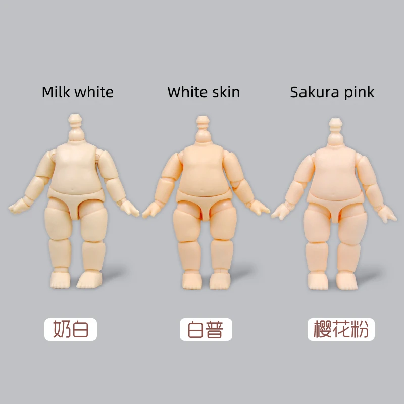 MINI Ob11 Doll YMY Small Dolls Body Can Be Connected To BJD Doll Head GSC Young Doll OB Joint Body Movable Doll Accessories