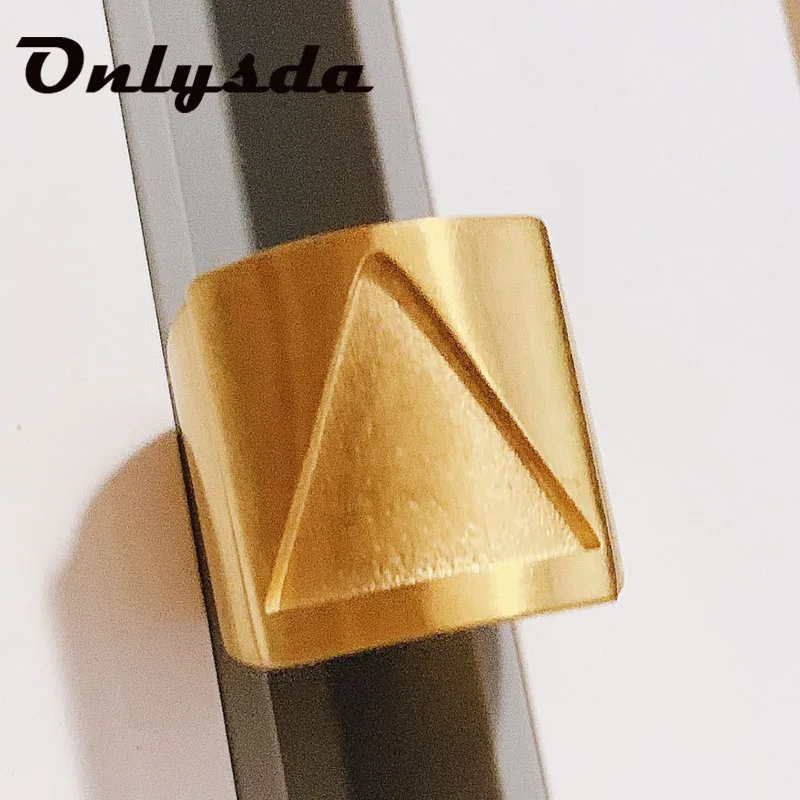 Onlysda 2019 Titanium Steel Viking Punk Gothic Antique Simple Male Ring Old Style For Men Rock Roll Kpop Bikers Jewelry OSR067