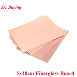 1Pc-5Pcs 5x10cm Single Sided Copper Clad Plate PF PCB 5*10cm Laminate Circuit Board DIY Kit Universal FR-4 Fiberglass Board