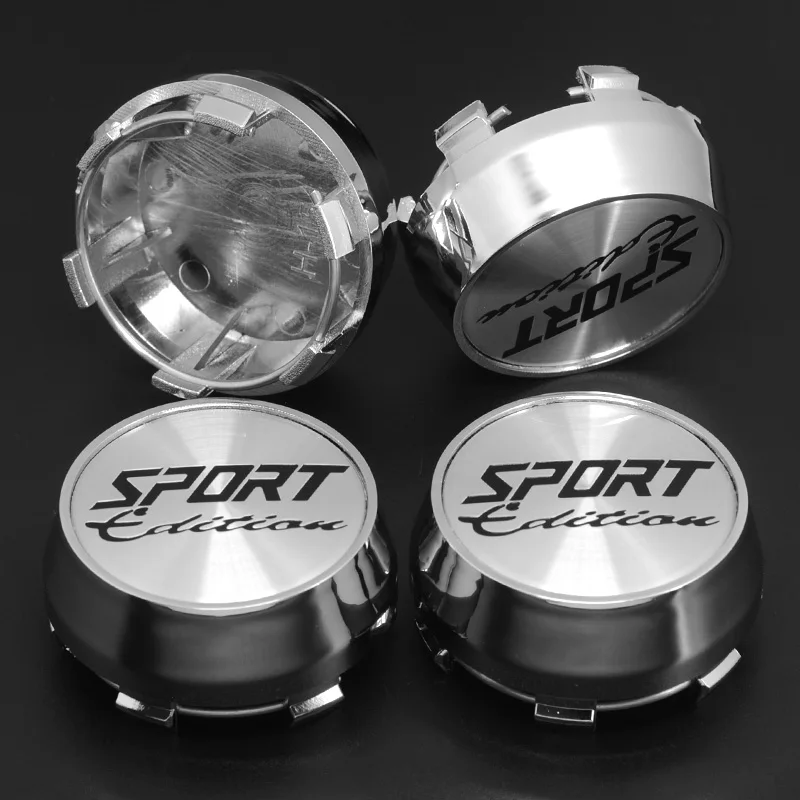 4Pcs Super Luxurious Universal 60mm Car Wheel Center Hub Caps Cover Automobile Hubcap Rim Hub Dust-proof Decoration Badge