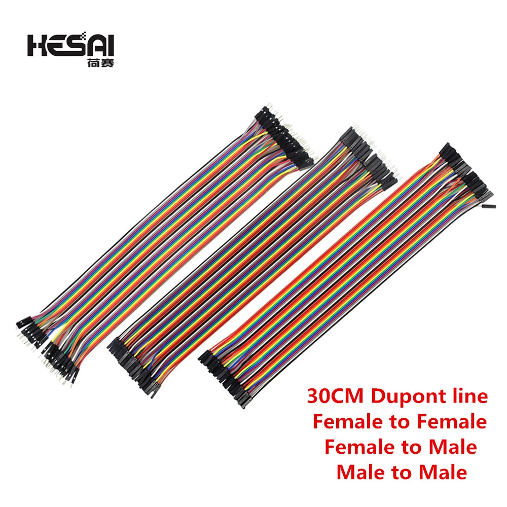 

30CM Famale To Female/Female To Male/ Male to Male Dupont Line Jumper Wire Dupont Cable Breadboard For Arduino Diy Kit