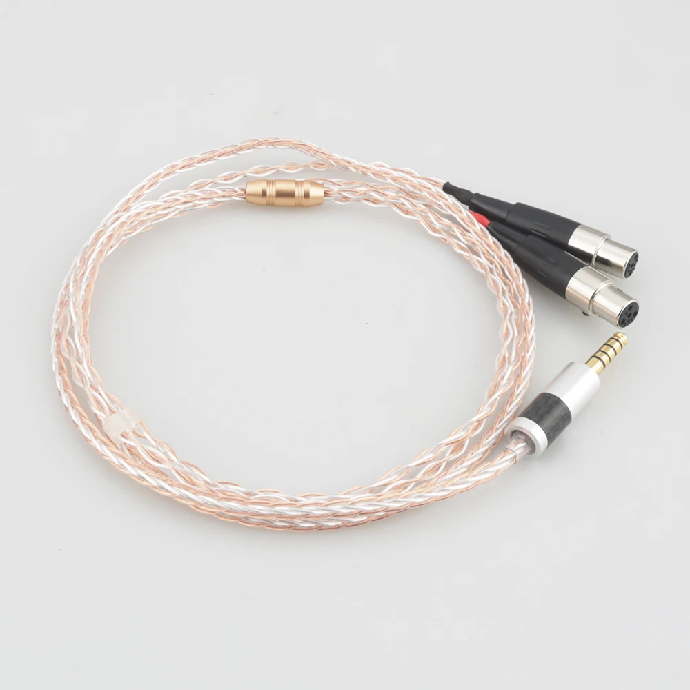 

New 4.4MM Balanced HiFi Headphone Cable For Audeze LCD-2, LCD-3, LCD-4, LCD-X, LCD-XC Headphone and for Astell&Kern AK240 AK380