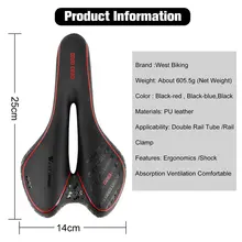Gel Bicycle Saddle for Mountain and Road #6