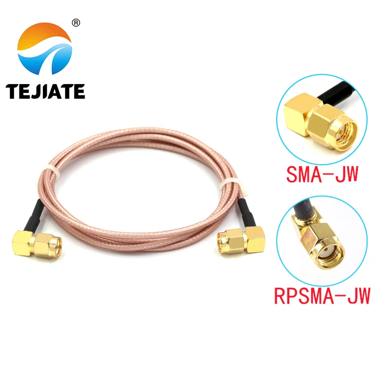 

1 шт. TEJIATE адаптер кабель RPSMA SMA Тип RPSMA-JW преобразования SMA-JW 8-90 см 1 М 1,5 м 2 м Длина разъем RG316 провода